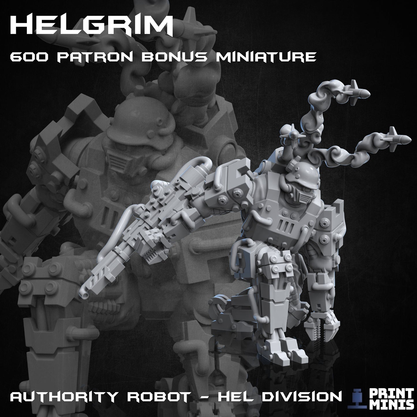 Helgrims - Assault Robots (3 Variants Available) - Print Minis