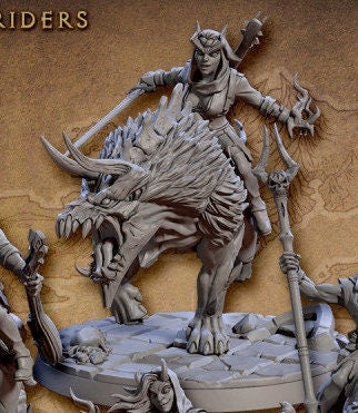 Baal's Demonhound Rider A (3 Variants Available) - Artisan Guild