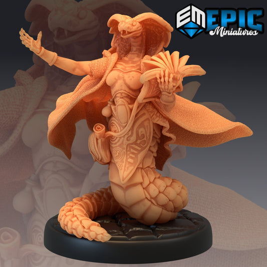 Serpentfolk Mage (3 Variants) - Epic Miniatures