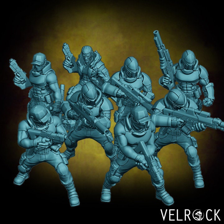 Sector Task Force - Male (8 Variants Available) - Velrock