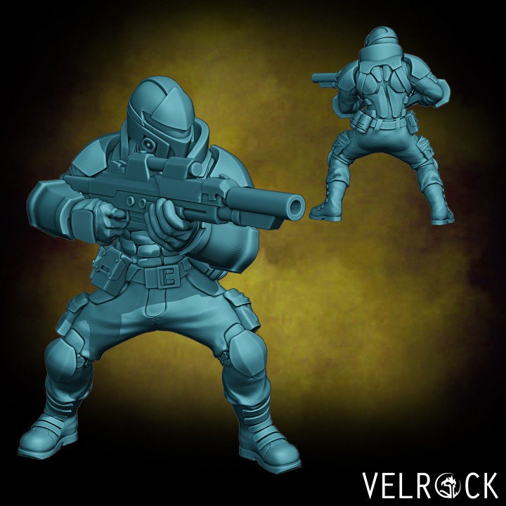 Sector Task Force - Male (8 Variants Available) - Velrock