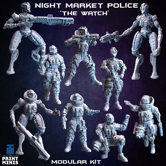 The Watch - Night Market Police - Modular Kit - Print Minis