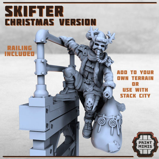 Skifter - Stack City Runner (Christmas Version) - Print Minis