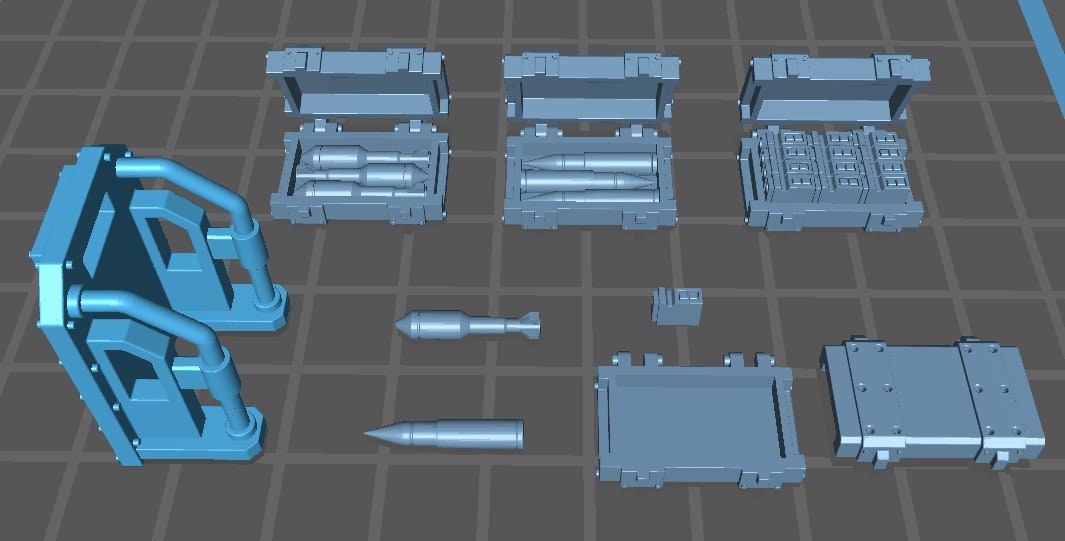 Field Gun Accessories - Print Minis