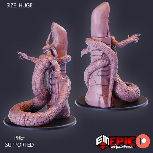 Pillar Snake - Epic Miniatures