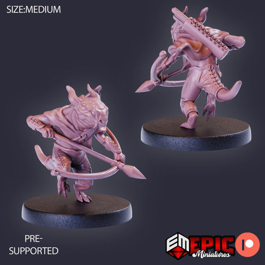 Lizardfolk (8 Variants) - Epic Miniatures