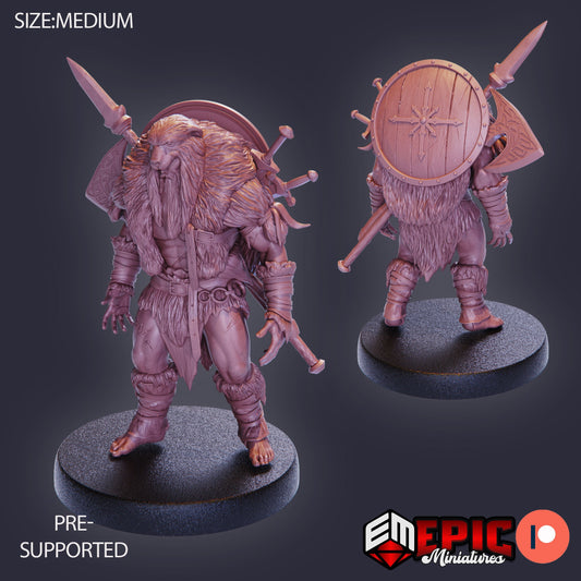 Berserker (3 Variants) - Epic Miniatures