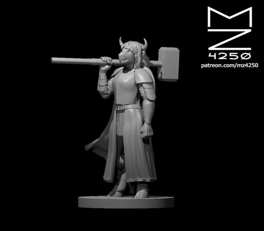 Minotaur Female Cleric - MZ4250