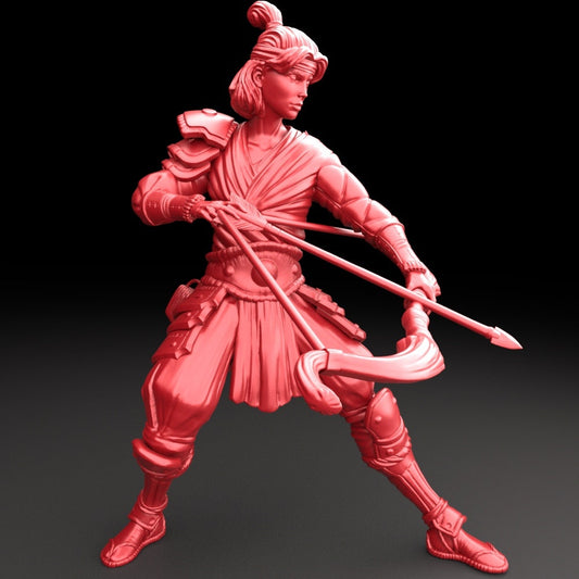 Archer Samurai (3 Poses Available) - Brayan Nafarrate
