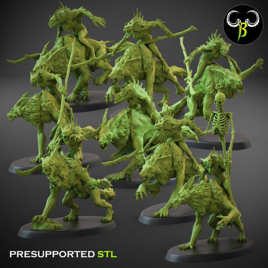 Grim Knight Squad (8 Variants) - Clay Beast Creations