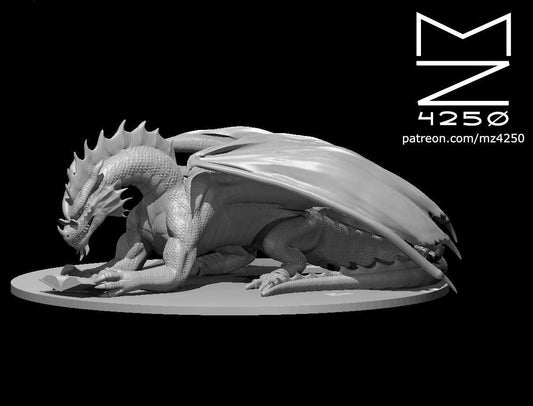 Red Dragon Reading a Book - MZ4250