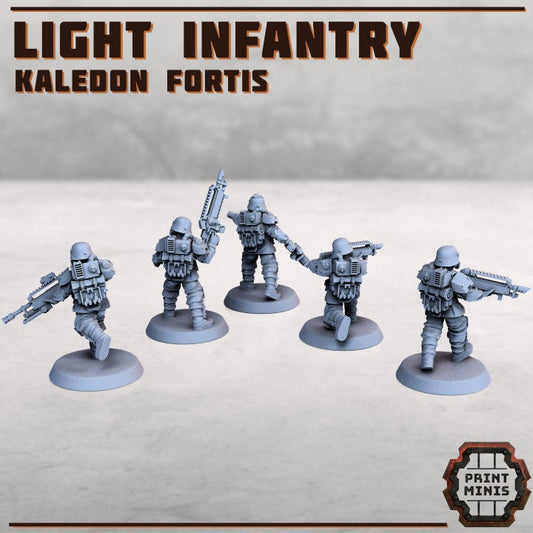 Light Infantry - Modular Kit - Print Minis