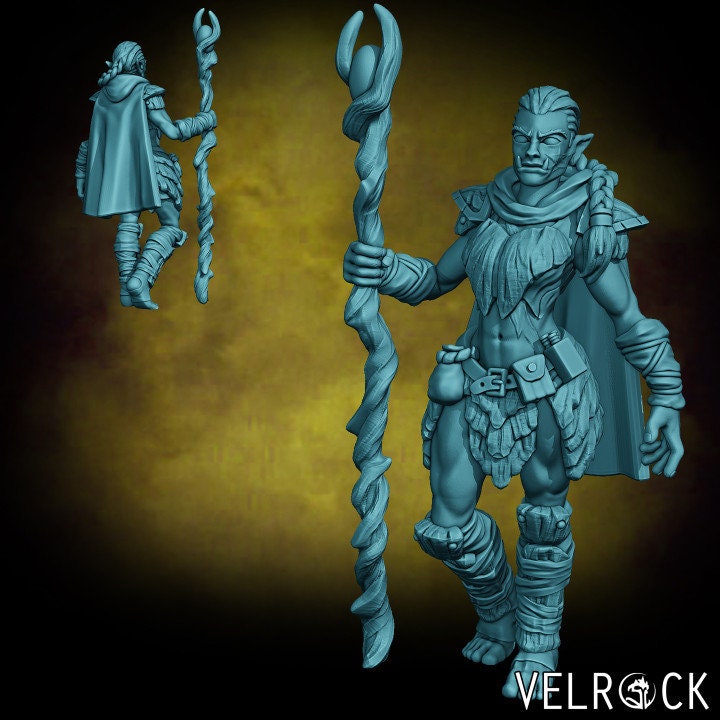 Half-Orc Druid - Velrock