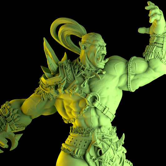 Orc Male with Axe - Brayan Nafarrate