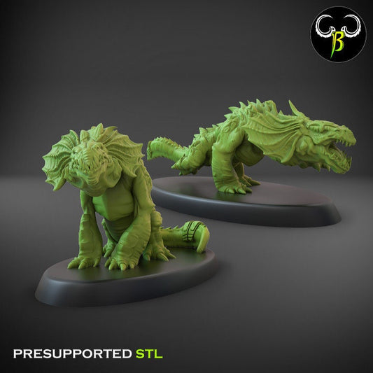 Lavadon (4 Variants) - Clay Beast Creations