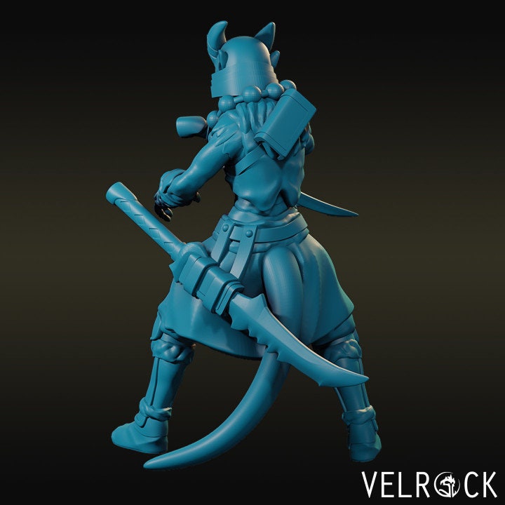 Tiefling Samurai Female (16 Variants) - Velrock