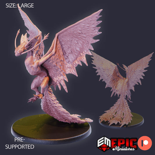 Snow Wyvern (3 Variants) - Epic Miniatures