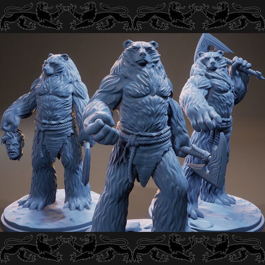 Werebear (3 Variants Available) - Brayan Nafarrate