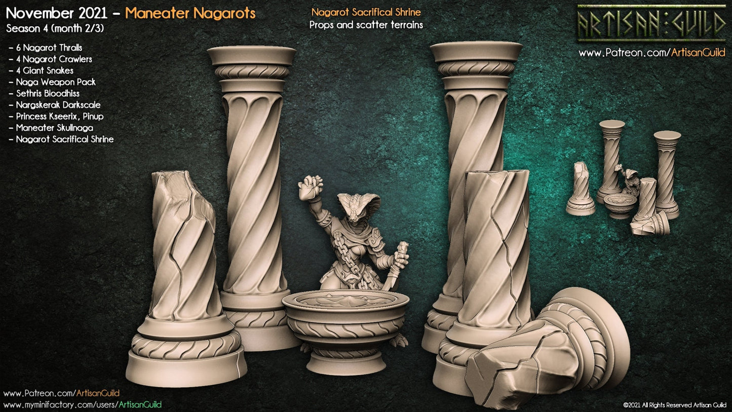 Nagarot Sacrificial Shrine Terrain Set - Artisan Guild