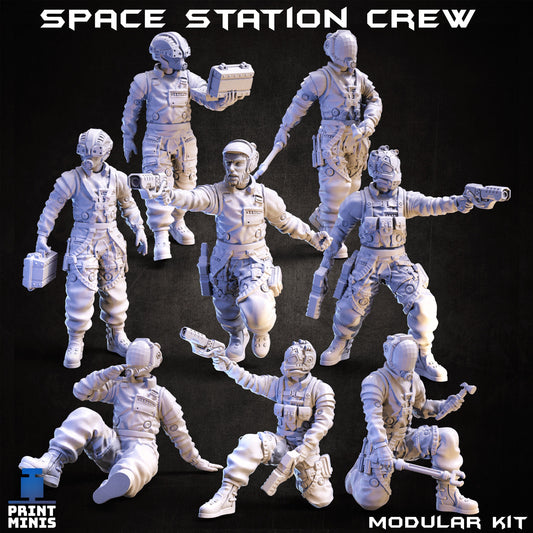 Space Station Crew - Modular Kit - Print Minis