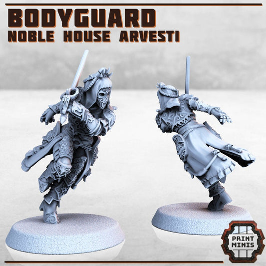 Noble Bodyguard (2 Variants Available) - Print Minis