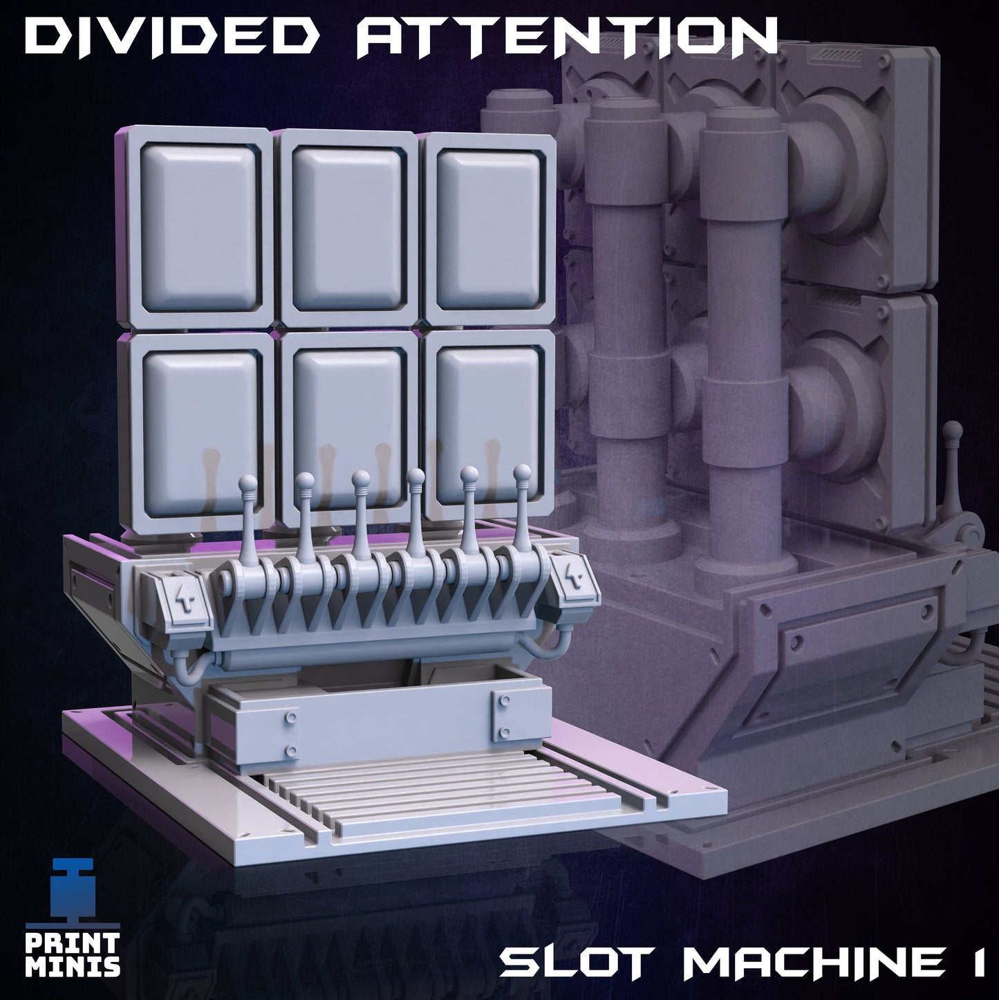 Casino Slot Machines (3 Variants Available) Print Minis