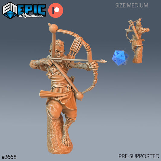 Halfling Skin Changer (3 Variants Available) - Epic Miniatures