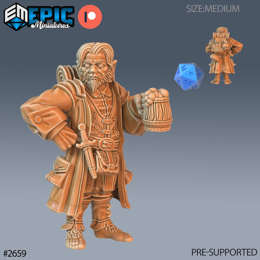 Halfling Adventurer (3 Variants Available) - Epic Miniatures