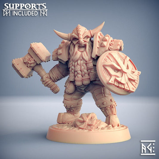 Dwarven Defender A (3 Variants Available) - Artisan Guild