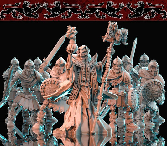 Lich and Skeletons (4 Variants Available) - Brayan Nafarrate