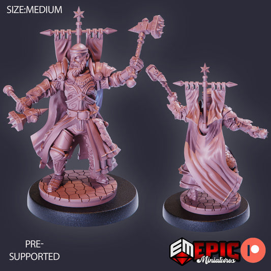 War Priest (3 Variants) - Epic Miniatures