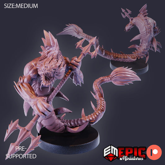 Ocean Naga (3 Variants) - Epic Miniatures