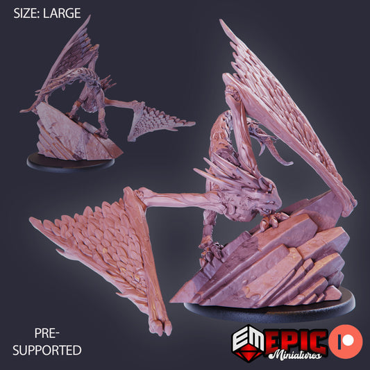 Wood Wyvern (3 Variants AVailable) - Epic Miniatures