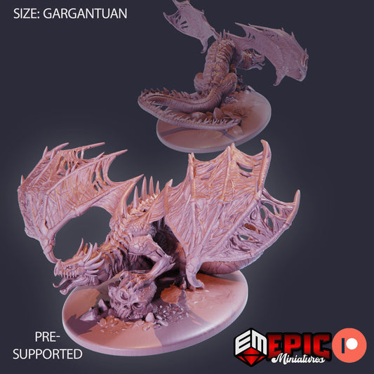 Zombie Dragon Wyrm - Epic Miniatures