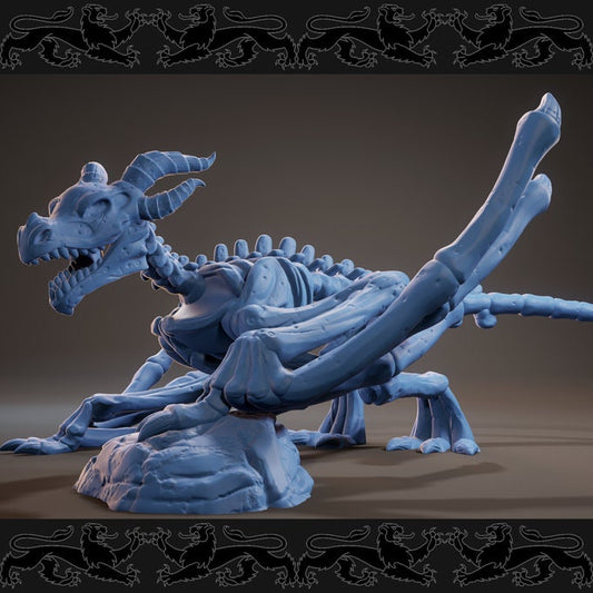 Skeleton Wyvern (2 Poses Available) - Brayan Nafarrate