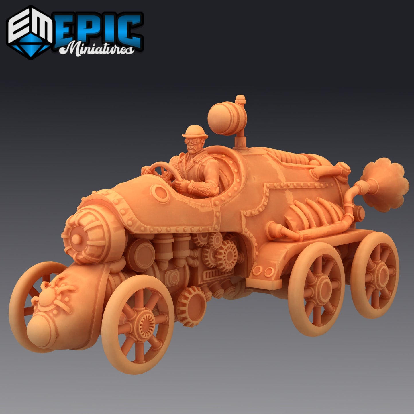 Steam-Tech Vehicles (3 Variants) - Epic Miniatures