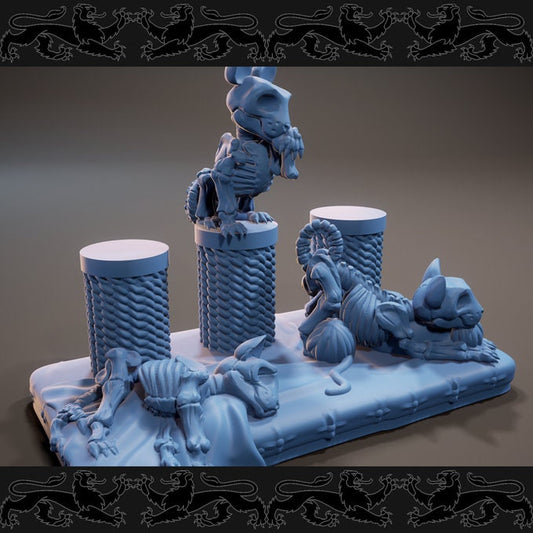 Skeleton Cat (3 Variants Available) - Brayan Nafarrate
