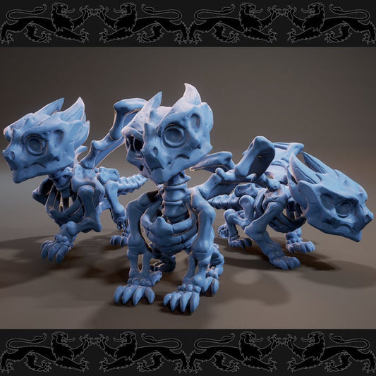 Skeleton Baby Dragon (3 Variants Available) - Brayan Nafarrate