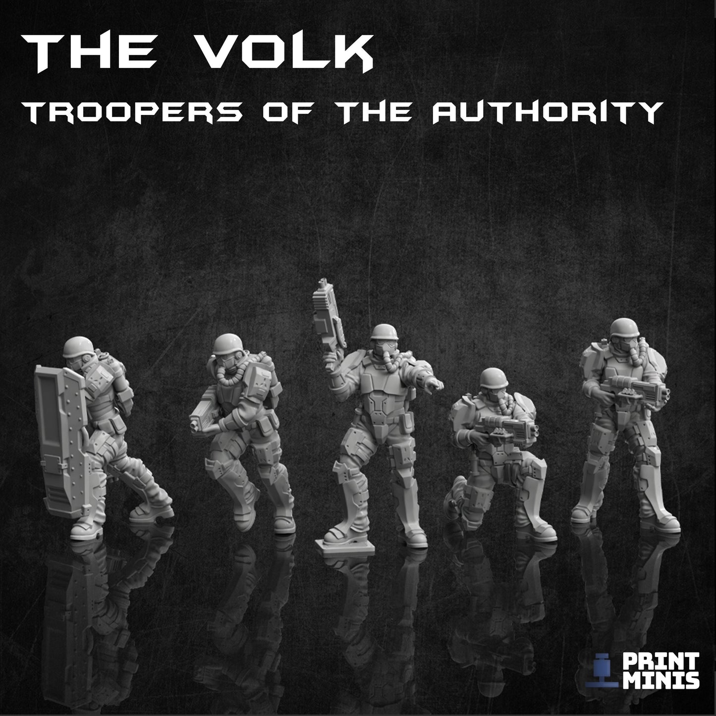 Volk Diesel Troopers (5 Variants Available) - Print Minis