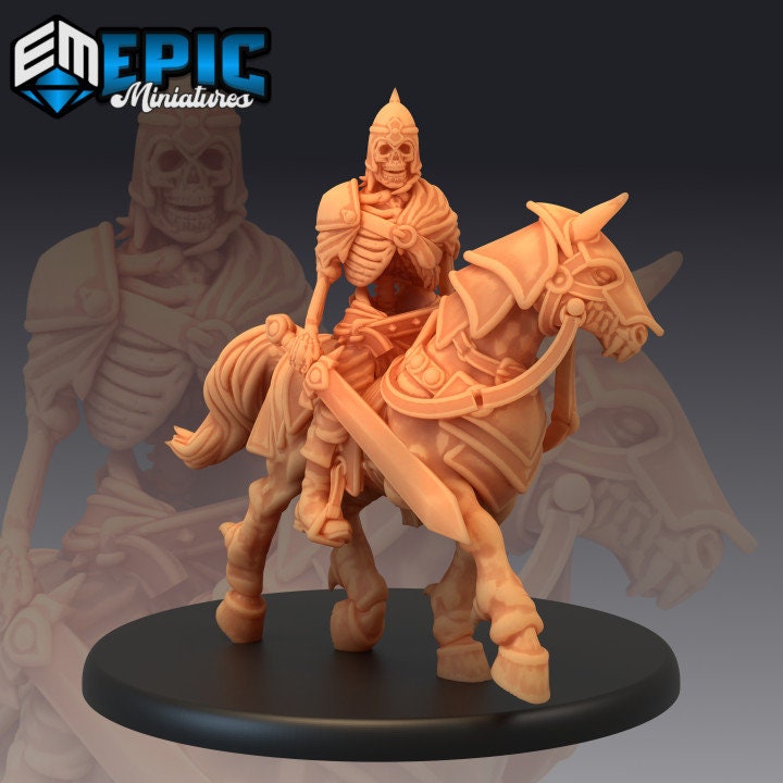 Skeleton Cavalry (5 Variants Available) - Epic Miniatures