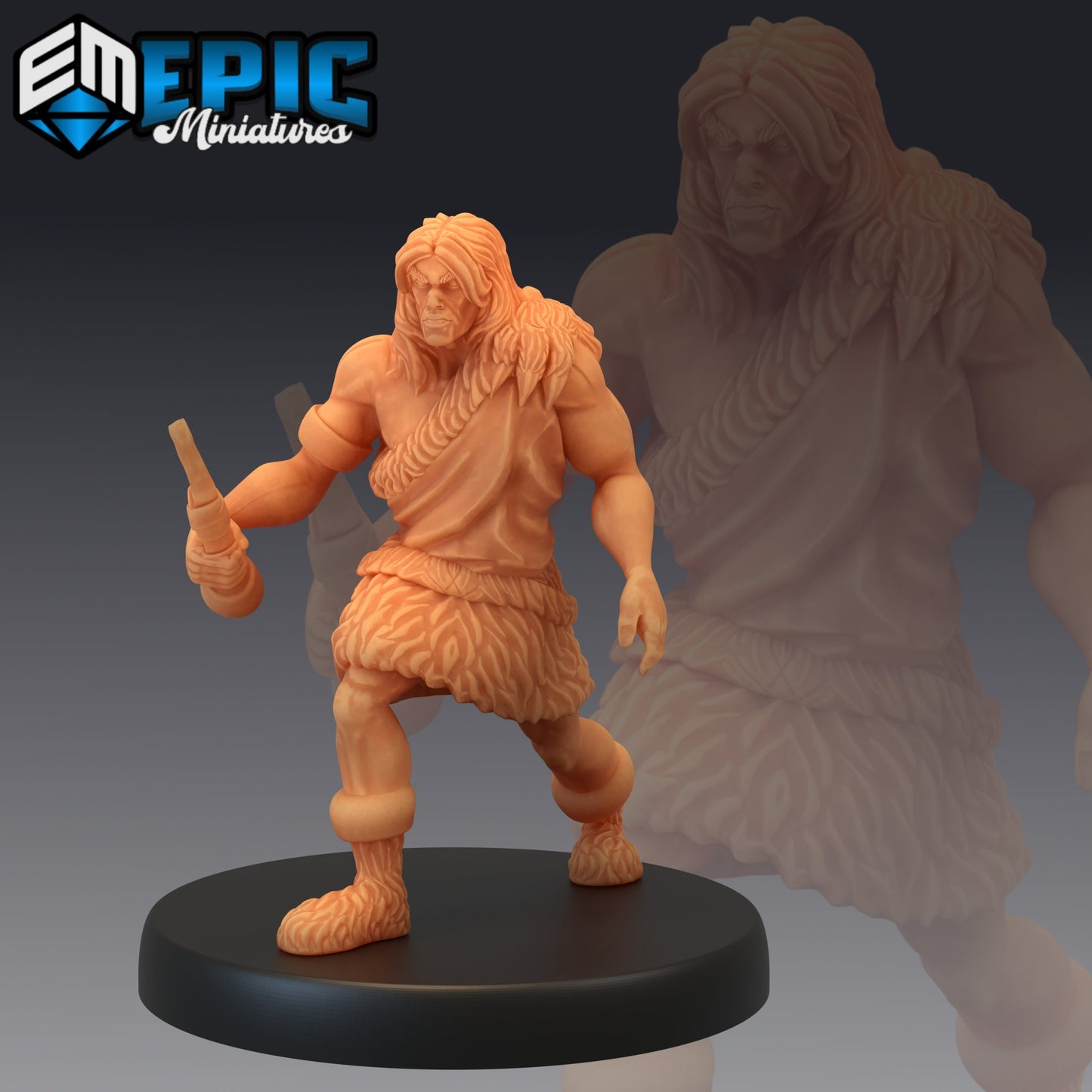 Caveman (3 Variants) - Epic Miniatures