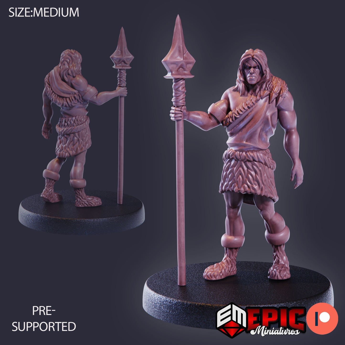 Caveman (3 Variants) - Epic Miniatures