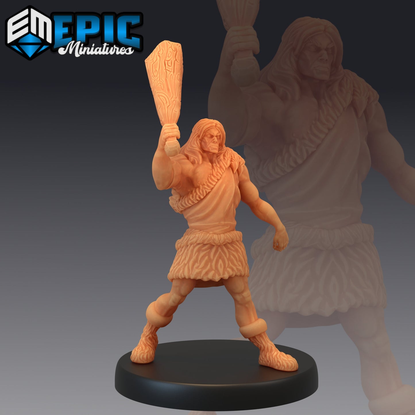 Caveman (3 Variants) - Epic Miniatures