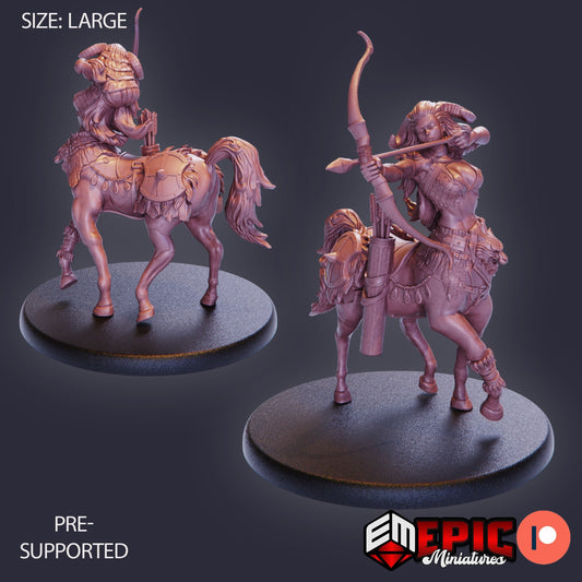 Centaur Female (3 Variants) - Epic Miniatures