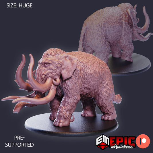 Dire Mammoth (2 Variants Available) - Epic Miniatures