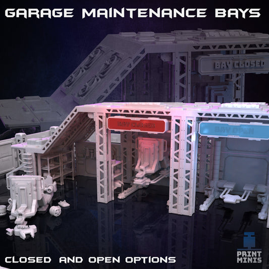 Express Garage - Scenery Kit - Print Minis