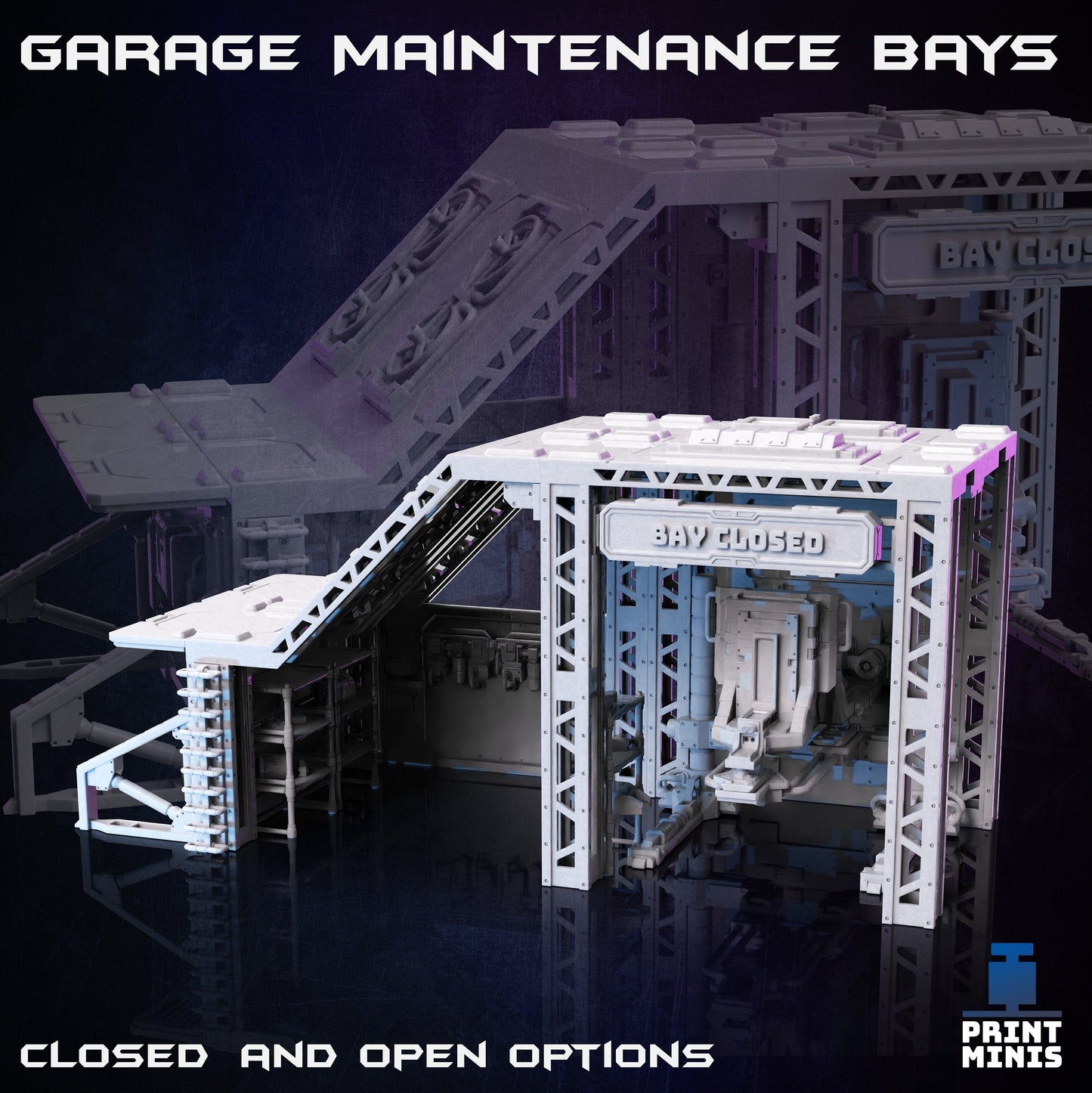 Express Garage - Scenery Kit - Print Minis