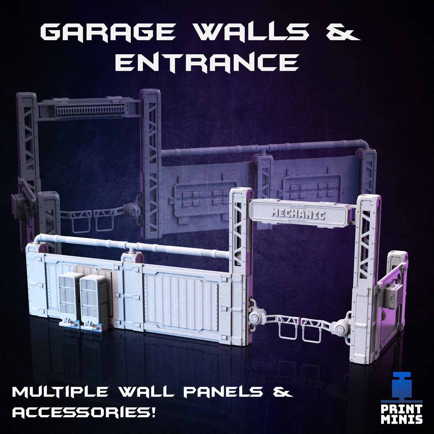 Express Garage - Scenery Kit - Print Minis