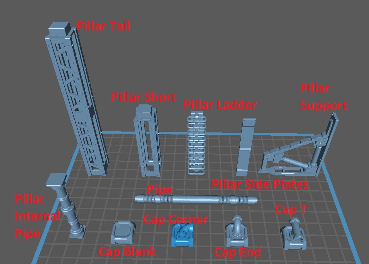 Express Garage - Scenery Kit - Print Minis