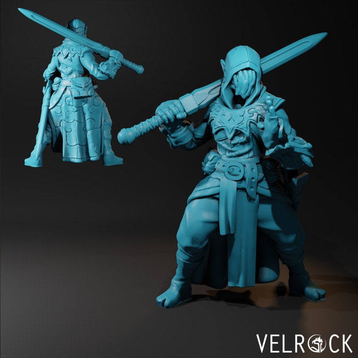 Male Elf Monk - Way of Mercy - Velrock